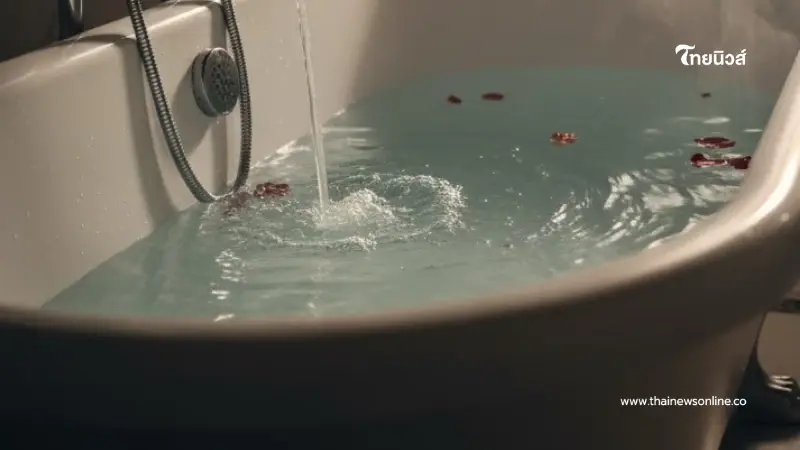 ญาติตกใจ เห็นถูกปู่นอนแน่นิ่งในอ่างอาบน้ำ จะช่วยพยุงลุก แต่เนื้อกลับหลุดออกจากร่างกาย