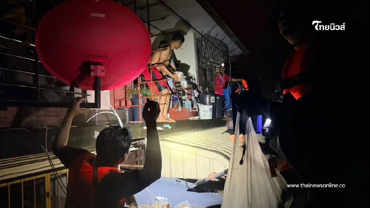 ตำรวจน้ำลุยช่วยชาวคลองแห! ระดมกำลัง 5 จังหวัด อพยพ–ส่งเสบียง