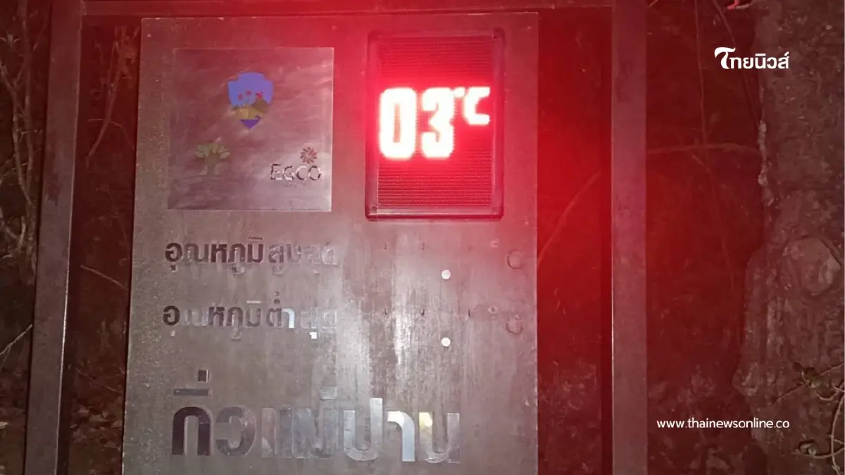 ดอยอินทนนท์หนาวจัด! 3 องศา เหมยขาบปกคลุมต่อเนื่อง 3 วัน ดอยอินทนนท์หนาวจัด! 3 องศา เหมยขาบปกคลุมต่อเนื่อง 3 วัน