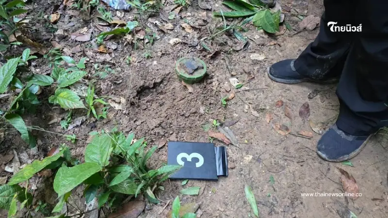 ทบ.ยันเหตุระเบิดห้วยตามาเรีย เป็นการลักลอบวางทุ่นระเบิดใหม่