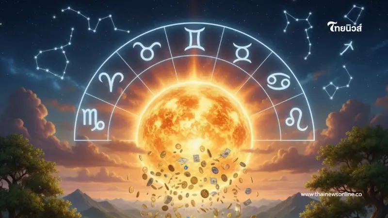 12 ราศี ใครปังสุด ดาวอาทิตย์ย้าย 17 พ.ย. โชคพุ่ง พลิกดวงเป็นเศรษฐี