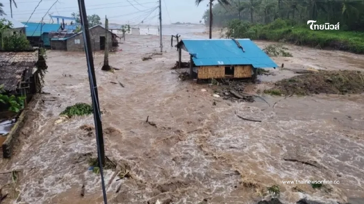 "พายุฟงวอง" ถล่มฟิลิปปินส์ยับ! บ้านพังระเนระนาด เสียหายหนัก