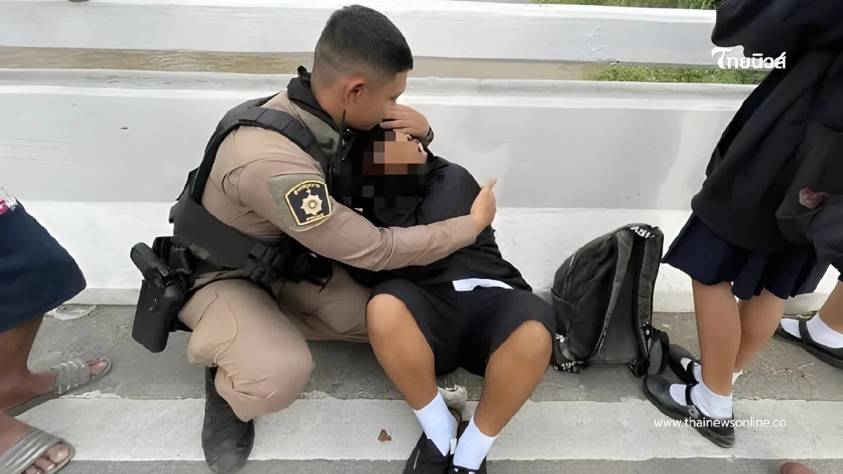 ตร.อยุธยาช่วยนักเรียนเครียดเตรียมก่อเหตุ กลับสู่จุดปลอดภัย
