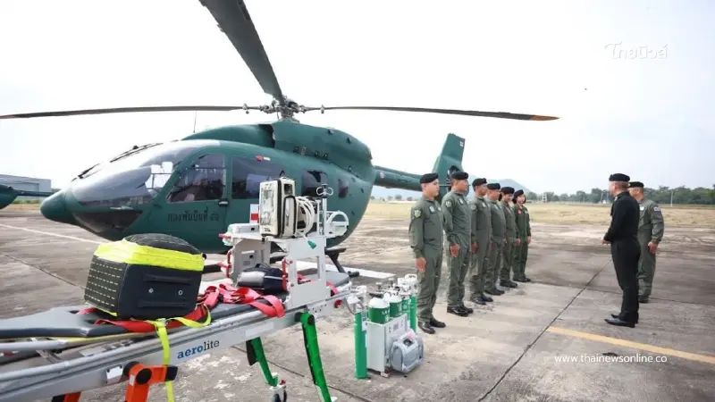ทบ. ระดมเฮลิคอปเตอร์ อากาศยาน หน่วยแพทย์ และหน่วยรบพิเศษ