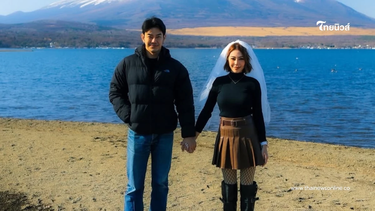 “อาร์ต พศุตม์” คุกเข่าขอแฟนสาวแต่งงานกลางทริปญี่ปุ่น