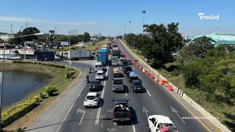 เตือนผู้ใช้ถนนสายเอเชีย ซ่อมสะพานข้ามแม่น้ำป่าสักถึง 25 ธ.ค. นี้