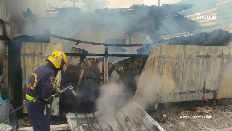 เพลิงไหม้บ้านเรือนประชาชนภายในหมู่บ้าน จ.สมุทรปราการ เพลิงไหม้บ้านเรือนประชาชนภายในหมู่บ้าน จ.สมุทรปราการ