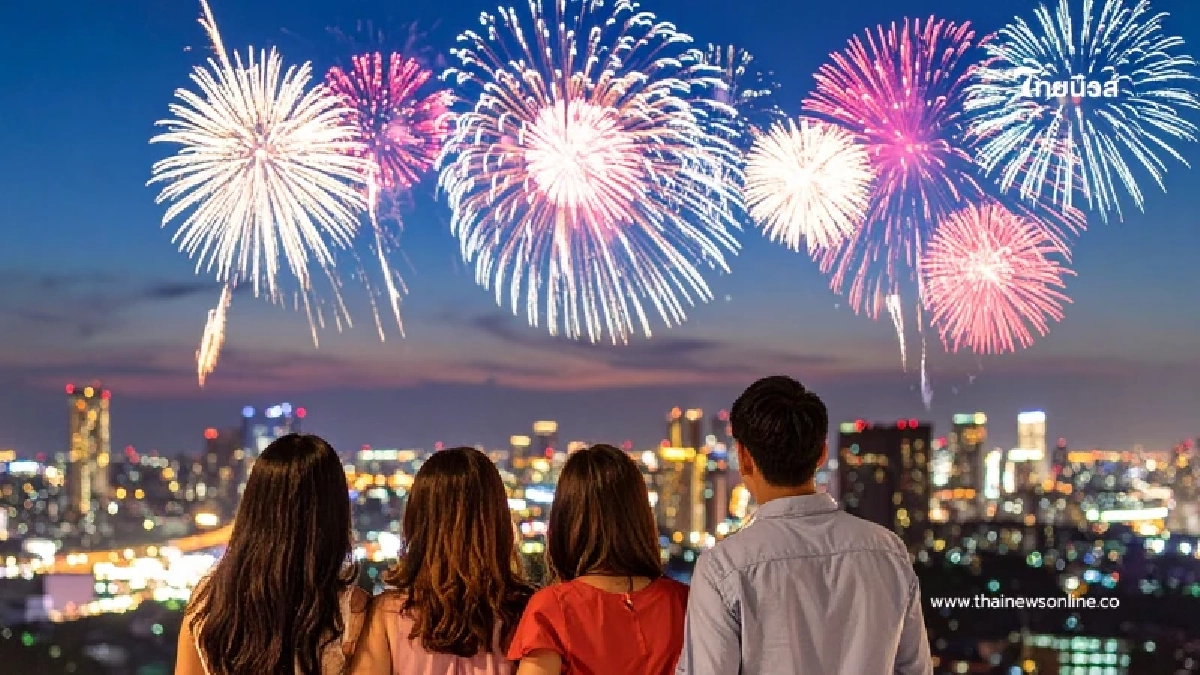 ดูพลุให้สนุก ต้องไม่หยุดบนสะพาน บช.น. ขอความร่วมมืองดจอดรถชมวิวทุกแห่ง