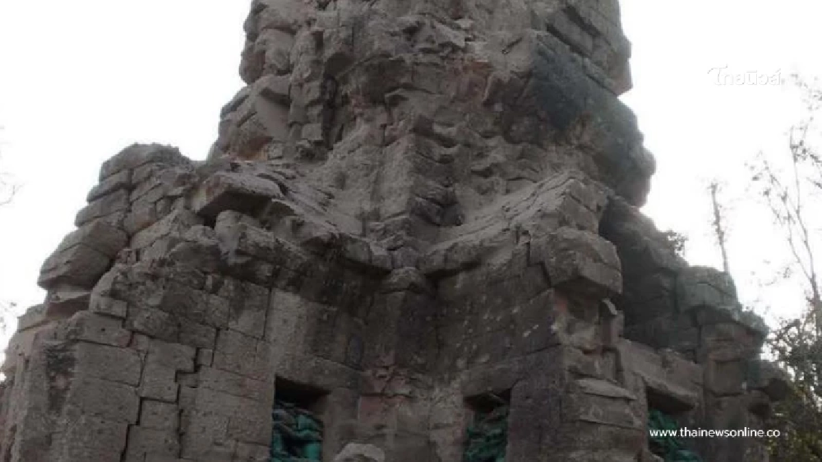 เศร้าใจภาพล่าสุด "ปราสาทตาควาย" พังยับเสียหายอย่างหนัก เศร้าใจภาพล่าสุด "ปราสาทตาควาย" พังยับเสียหายอย่างหนัก