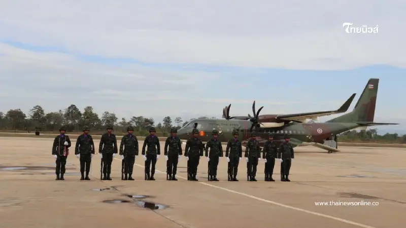 พิธีส่งทหารกล้าสู่บ้านเกิดอย่างสมเกียรติ วีรบุรุษชายแดน