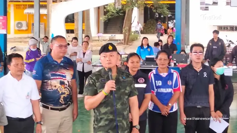 อดีตแม่ทัพภาคที่ 2 "เยี่ยมให้กำลังใจ พี่น้องชายแดนไทย–กัมพูชา"