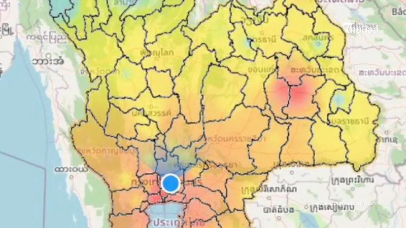 วิกฤตฝุ่น! PM2.5 พุ่งแดงทั่วกรุง 48 เขตเข้าโซนอันตราย!