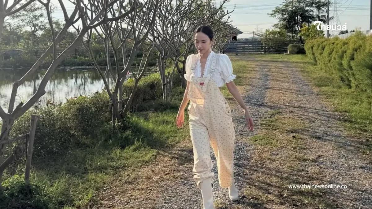 ส่องบ้านสวนต่างจังหวัดของ “อั้ม พัชราภา”  รายล้อมด้วยต้นไม้