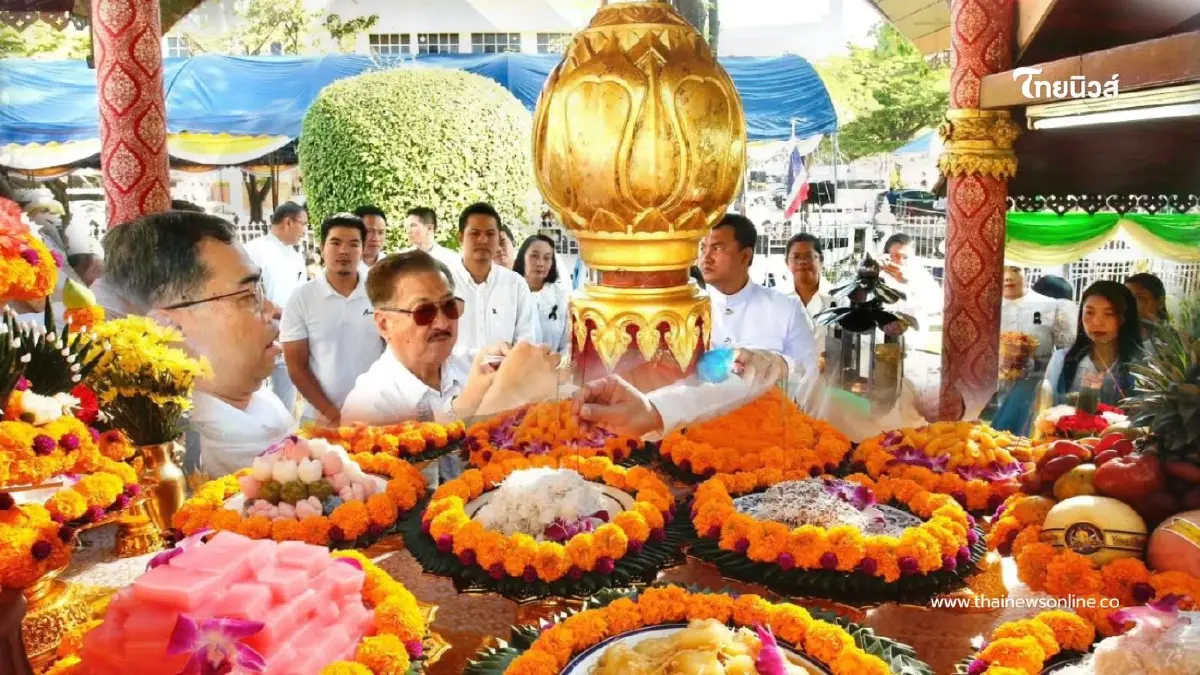 จังหวัดนนทบุรี จัดพิธีบวงสรวงศาลหลักเมืองเนื่องในโอกาสครบรอบสี่ร้อยกว่าปี จังหวัดนนทบุรี จัดพิธีบวงสรวงศาลหลักเมืองเนื่องในโอกาสครบรอบสี่ร้อยกว่าปี
