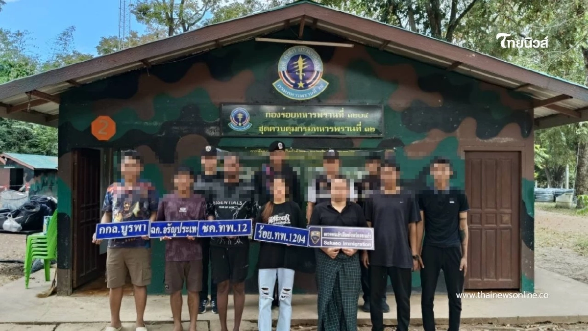 กกล.บูรพาเข้มชายแดนอรัญประเทศ รวบ 3 วัน 22 ราย สกัดลักลอบข้ามแดน