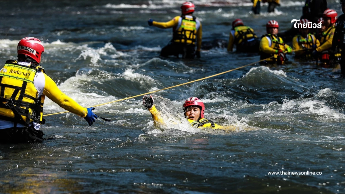 สิงห์อาสา ผนึก ปภ. สร้างหลักสูตรกู้ภัยน้ำเชี่ยว อบรมอาสาสมัครกู้ภัย