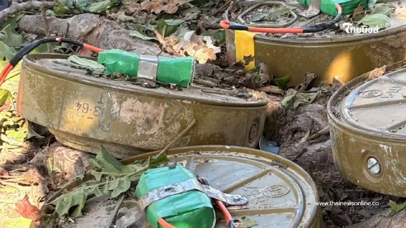 หลักฐานมัดกัมพูชาละเมิด "อนุสัญญาออตตาวา" พบคลังระเบิดดัดแปลง