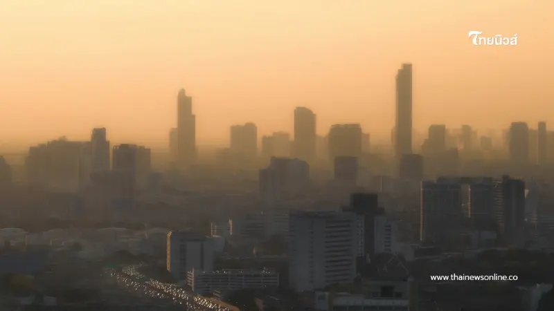 PM2.5 กรุงเทพฯ พุ่งโซนสีส้ม สาทร–บางคอแหลมหนักสุด กระทบสุขภาพ