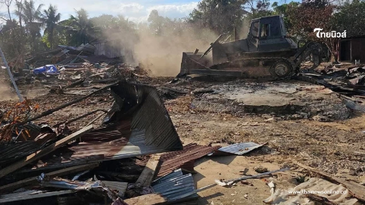 ภาพล่าสุด "ช่องอานม้า" สิ้นสภาพราบเป็นหน้ากลอง หลังไทยยึดคืนสำเร็จ ภาพล่าสุด "ช่องอานม้า" สิ้นสภาพราบเป็นหน้ากลอง หลังไทยยึดคืนสำเร็จ