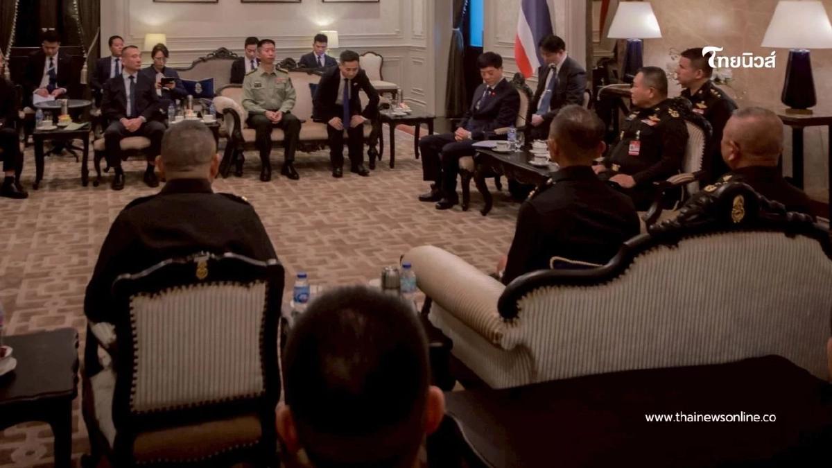 หลิว จงอี้ ร่วมหารือกองทัพบก ขับเคลื่อนการแก้ไขปัญหาไซเบอร์สแกม หลิว จงอี้ ร่วมหารือกองทัพบก ขับเคลื่อนการแก้ไขปัญหาไซเบอร์สแกม