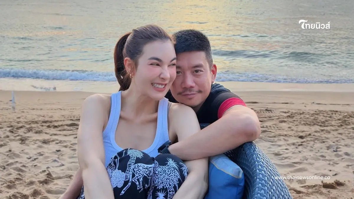 เผยภาพคู่ทะเลหวาน! โบว์ เบญจวรรณ -  แบงค์ พชร ทำแฟนคลับใจละลาย