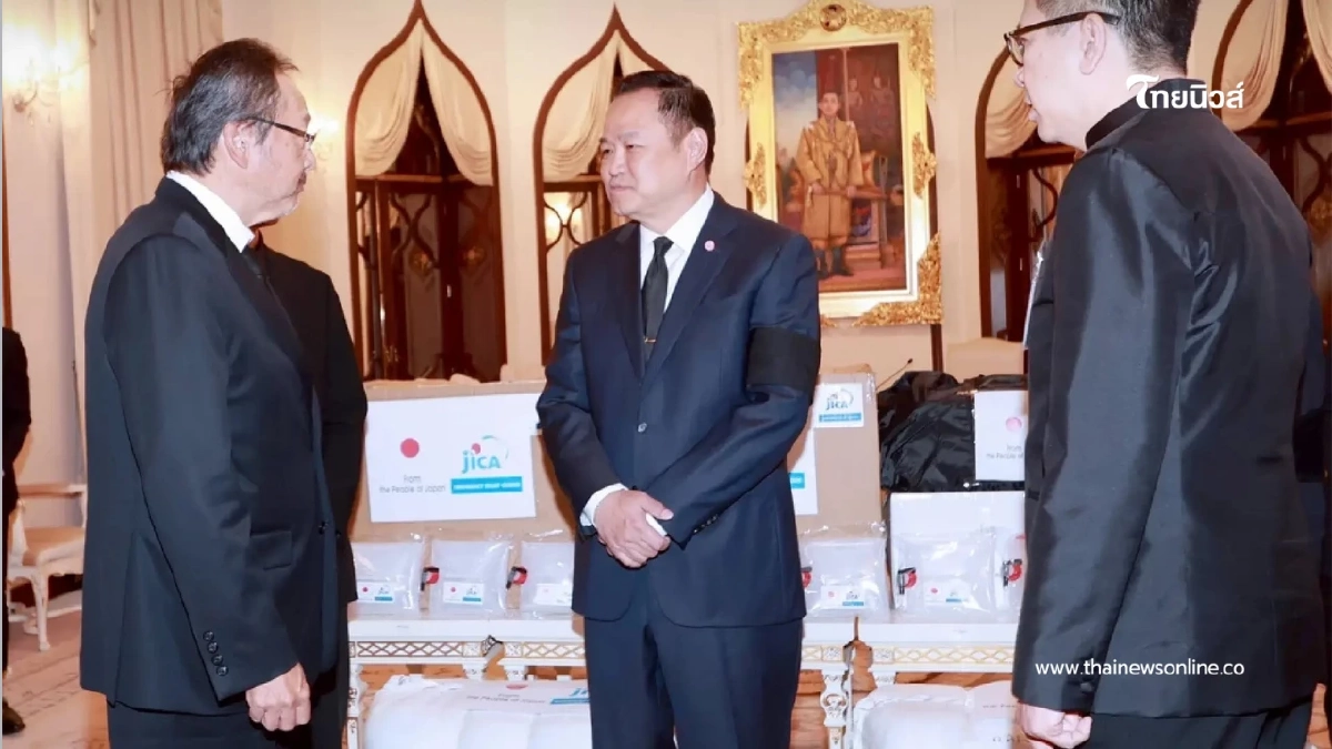 "ญี่ปุ่นส่งมอบสิ่งของบรรเทาทุกข์ ช่วยผู้ประสบภัยไทย"