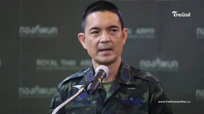 กองทัพบกประณามกัมพูชาโจมตีชุมชนพลเรือน สร้างผลกระทบรุนแรง