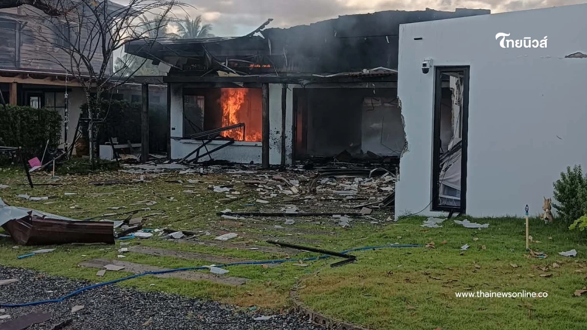 อพยพครั้งนี้ไม่มีบ้านให้กลับแล้ว หนุ่มเผยสภาพบ้าน ที่โดน BM-21 ตกใส่