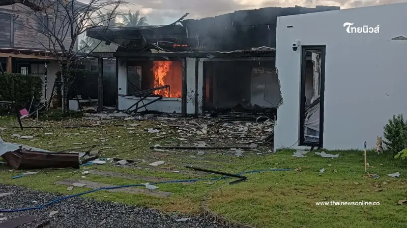 อพยพครั้งนี้ไม่มีบ้านให้กลับแล้ว หนุ่มเผยสภาพบ้าน ที่โดน BM-21 ตกใส่