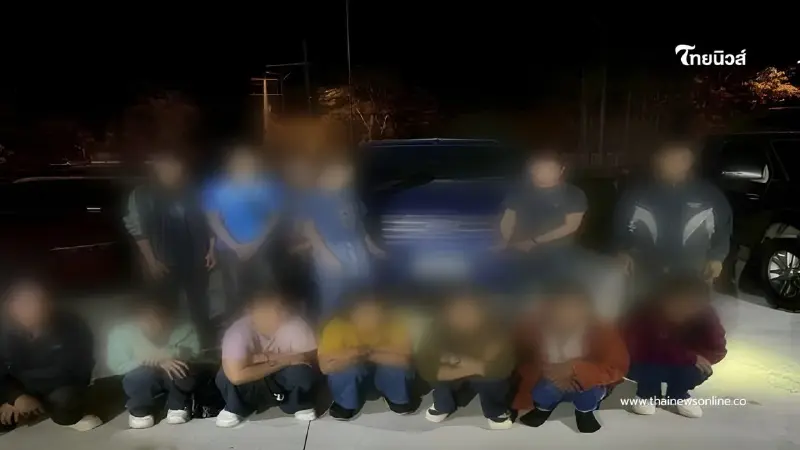 ตำรวจทางหลวงอยุธยารวบรถนำ–รถขนแรงงานเถื่อน ลักลอบขนต่างด้าว