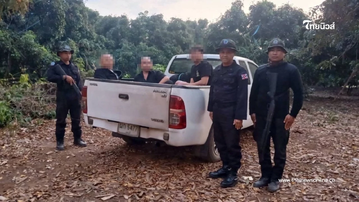 กองทัพเรือสกัดการลักลอบเข้าเมือง 5 ราย ชายแดนจันทบุรี