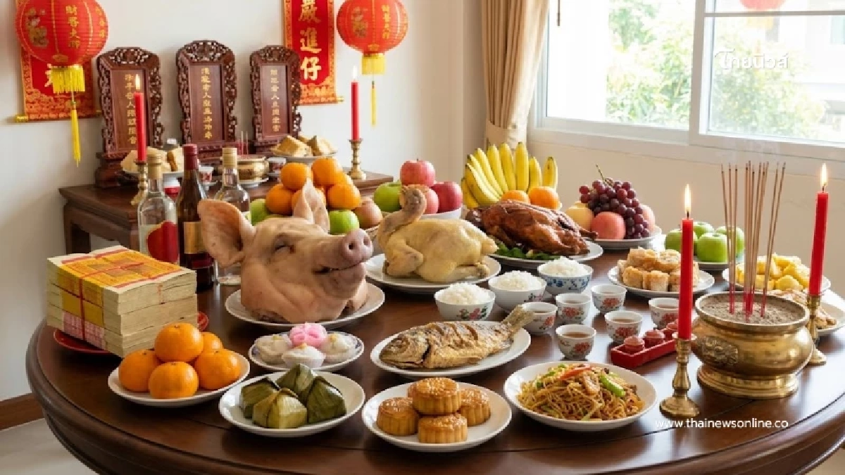 เคล็ดลับจัดโต๊ะไหว้ตรุษจีน 2569 ตามวันเกิด พลิกชีวิตร้ายเป็นรวย