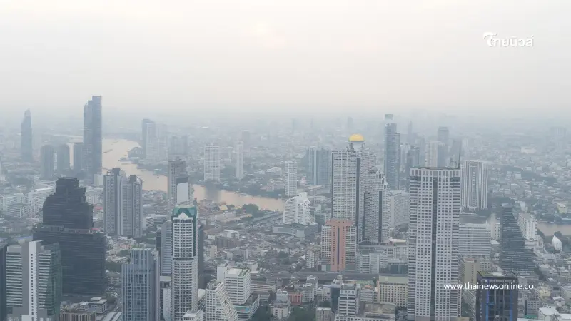 กทม. อ่วมฝุ่น PM 2.5 เกินมาตรฐาน 30 พื้นที่ ปทุมวันพุ่งสูงสุด