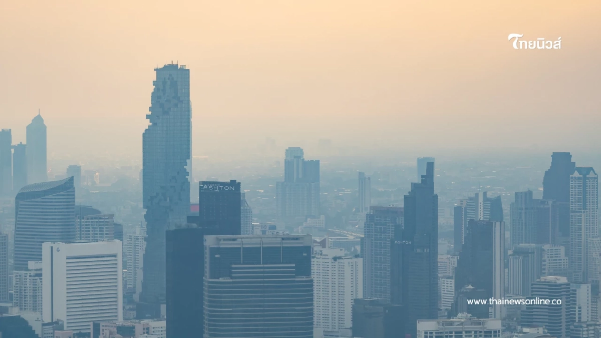 กทม. เฝ้าระวังฝุ่น PM 2.5 วันที่ 29 ม.ค. พุ่งสูงเกินมาตรฐาน 12 เขต