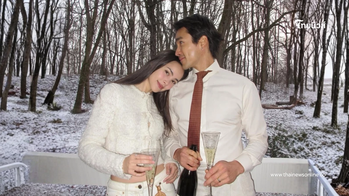 ว่าที่บ่าวสาวหวานรับปีใหม่ “ญาญ่า” โพสต์โมเมนต์หวาน “ณเดชน์”