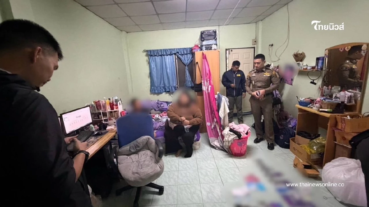 ตำรวจสอบสวนกลางทลาย "คอกม้าบางแสน" ยึดมือถือ–บัญชีม้า