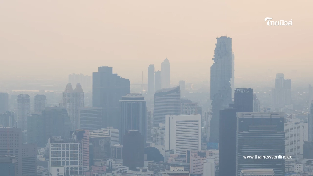 กทม. ฝุ่น PM 2.5 พุ่ง บางรักวิกฤตสีแดง งดกิจกรรมกลางแจ้ง