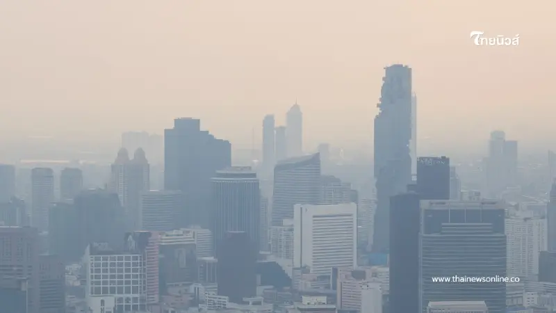 กทม. ฝุ่น PM 2.5 พุ่ง บางรักวิกฤตสีแดง งดกิจกรรมกลางแจ้ง