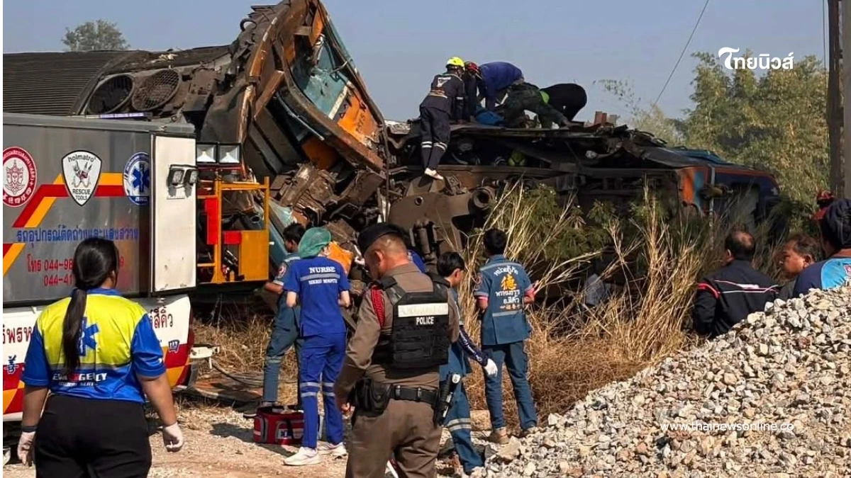 คปภ. ติดตามการจ่ายค่าสินไหม เหตุเครนถล่มทับรถไฟ เยียวยาผู้เสียชีวิต 1 ล้าน