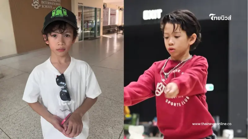 ลูกไม้หล่นไม่ไกลต้น ลูกชายพระเอกดัง ฉายแวว ลงแข่งเต้นครั้งแรก