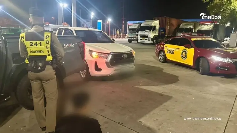 ตบตาเป็นครอบครัว! ตำรวจสกัดขบวนการขนไอซ์ 213 กก. คาปั๊มน้ำมัน