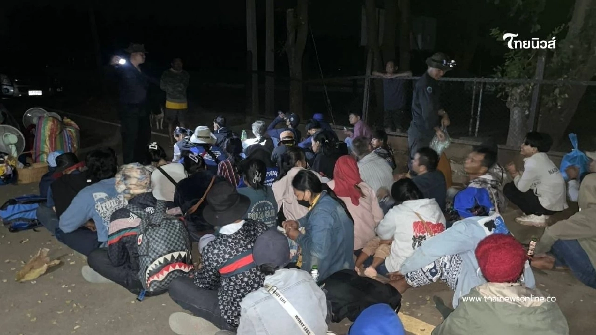 จับแรงงานกัมพูชาลักลอบเข้าเมือง 71 ราย ชายแดนจันทบุรี