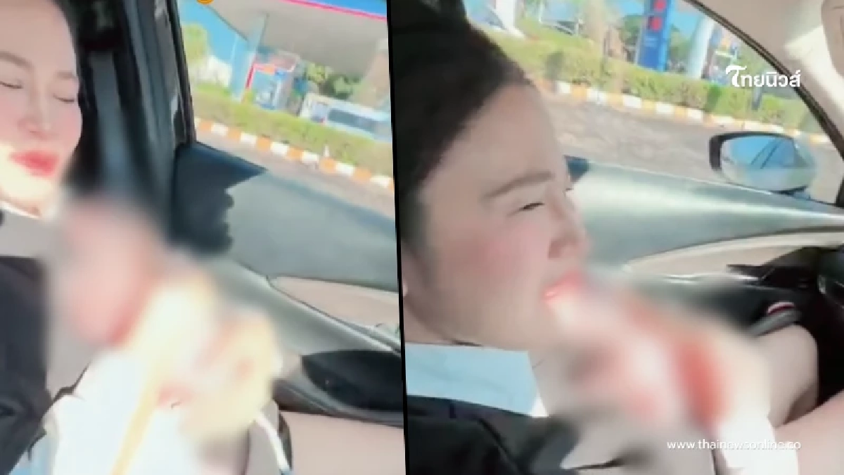 คุณแม่สุดสตรอง คลอดลูกเองกลางรถ นั่งอุ้มแบบชิลๆปลอดภัยทั้งคู่