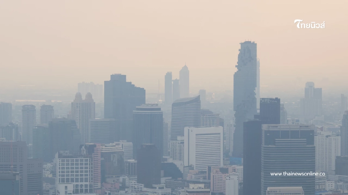 กทม. วิกฤตฝุ่น PM 2.5 พุ่งเกินมาตรฐาน 46 พื้นที่ เริ่มมีผลต่อสุขภาพ