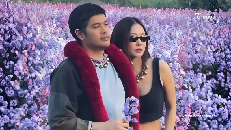 โชว์โมเมนต์คู่กลางไร่ ถูกแซวเหมือนหนุ่มออฟฟิศกับซุปตาร์สาว