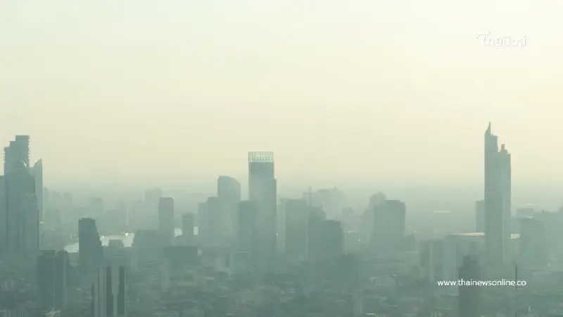 25 จังหวัดวิกฤต! ฝุ่น PM2.5 พุ่งเกินมาตรฐาน รับปีใหม่ 2569