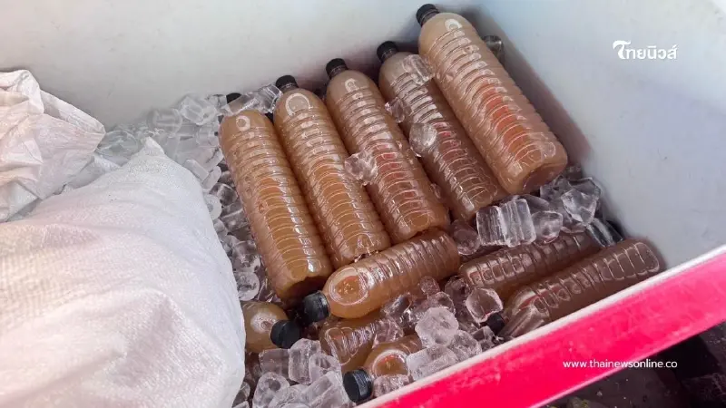 ฝ่ายปกครองเมืองนนท์บุกตรวจร้านลอบขาย "น้ำกระท่อมผสมยาแก้ไอ"