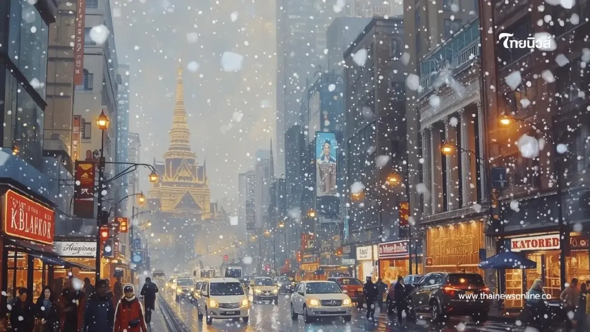 ไทยตอนบนหนาวเย็นลง 1-5 องศาฯ ลมแรง ภาคใต้ฝนตกหนัก คลื่นสูง