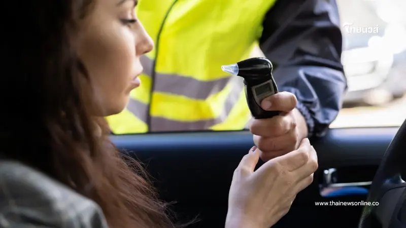 ย้ำชัด ไม่ยอมเป่า = เมาแล้วขับ ตร.สั่งดำเนินคดีทันที ไม่มีเตือนก่อนปรับ