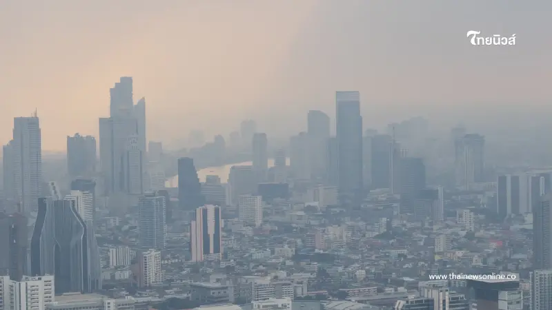 "กทม. วิกฤตฝุ่น PM 2.5 เกินมาตรฐาน 12 เขต หนองแขมหนักสุด"